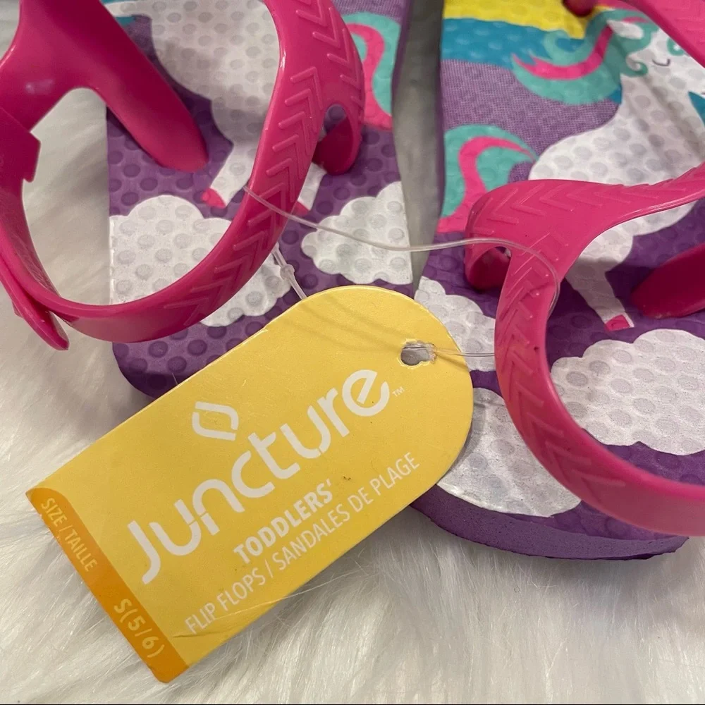 Juncture Toddler Girls Unicorn Sandals Size 5/6 NWT